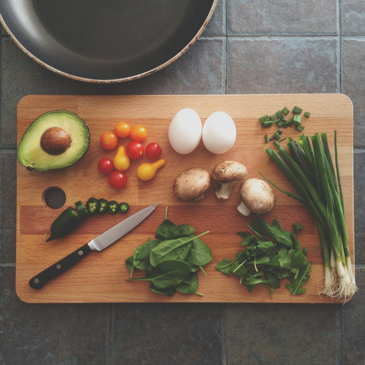 Meghna before the program — pantry ingredients and kitchen staples