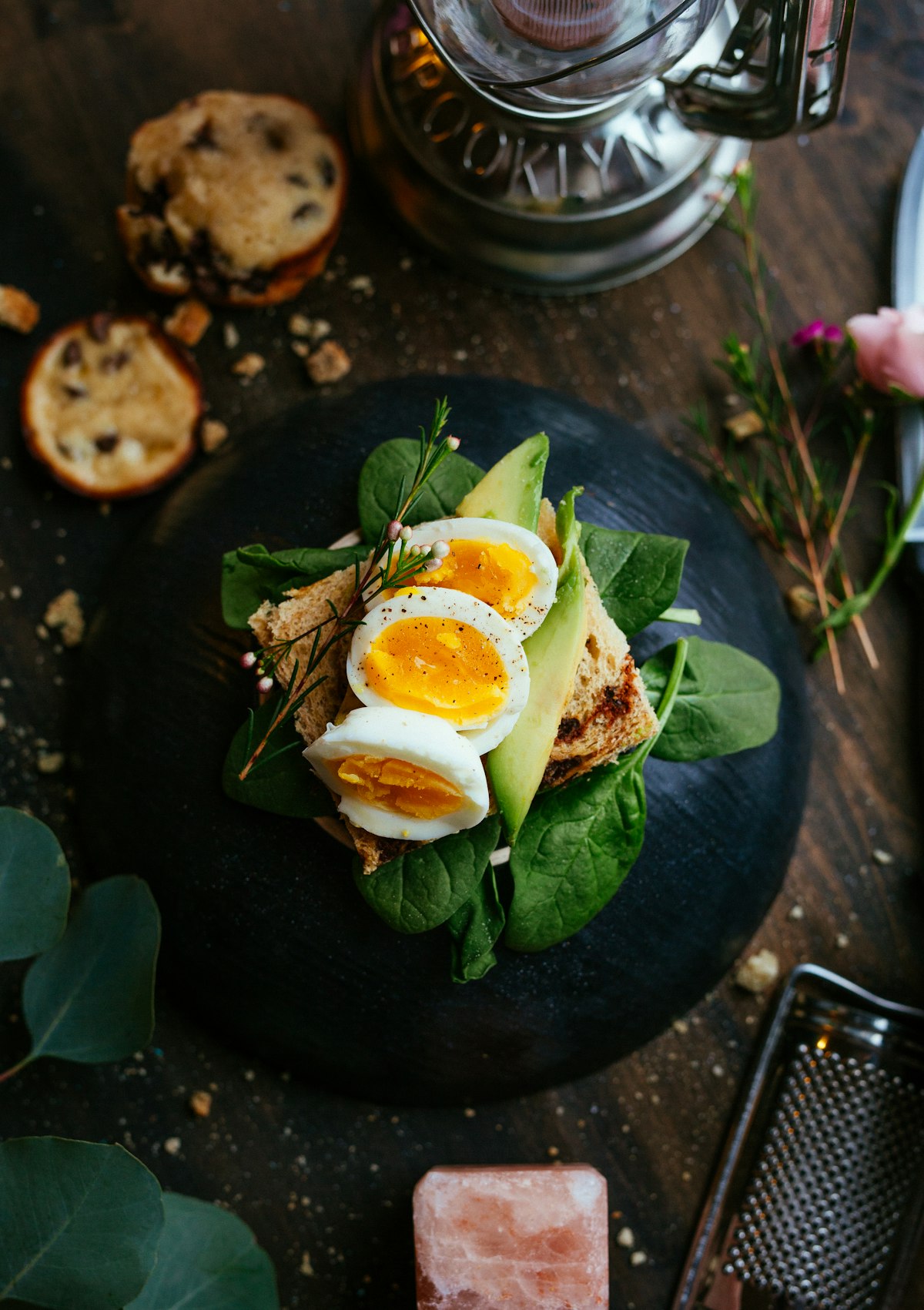 Meghna after the program — a balanced plated meal