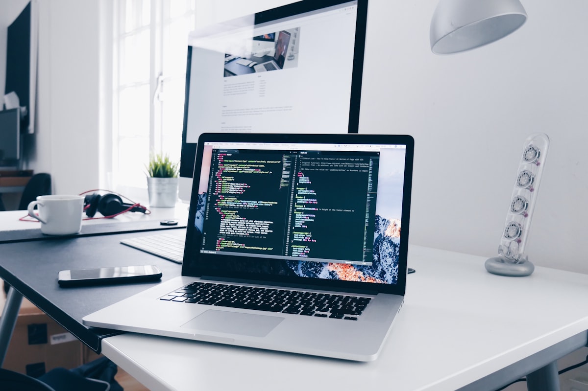 Full stack web development on a laptop