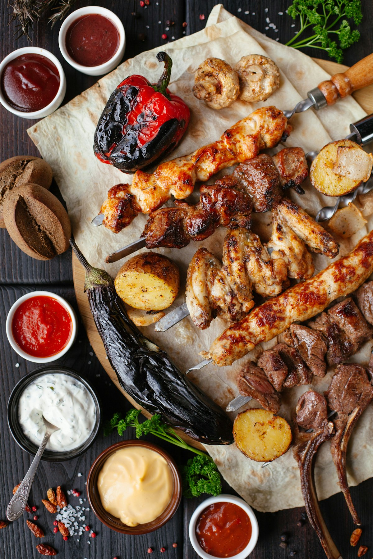 Charcoal-Grilled Lemon Chicken